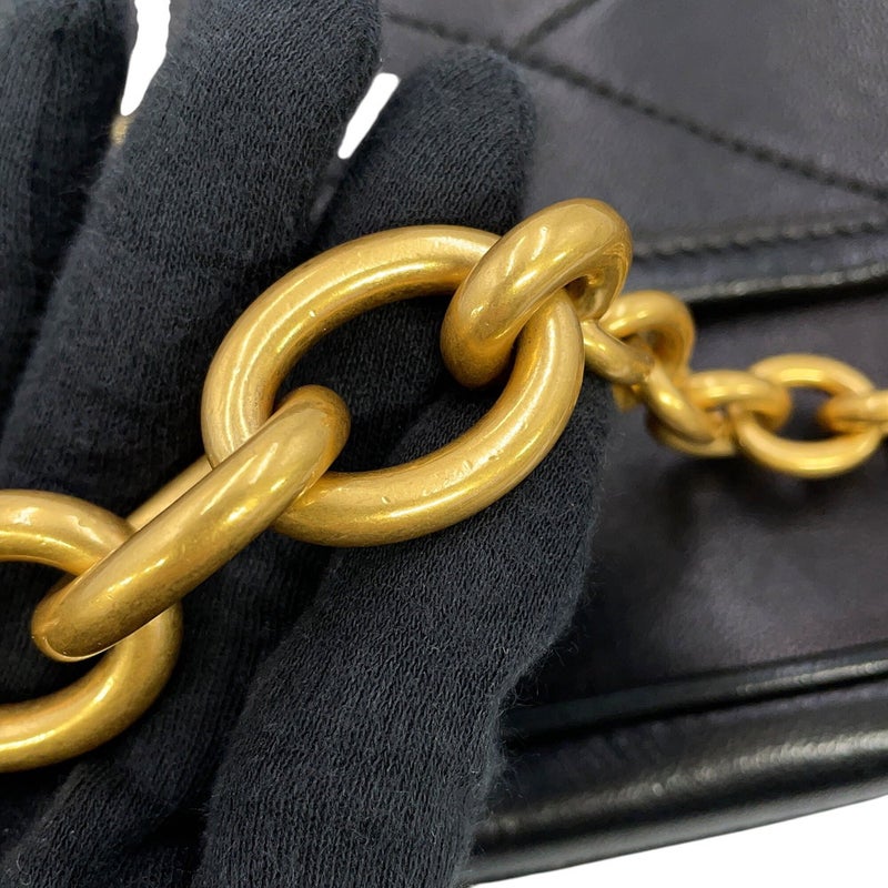 サンローランパリ チェーンショルダーバッグ ル・マイヨン レザー 669308 SAINT LAURENT PARIS 2way 黒