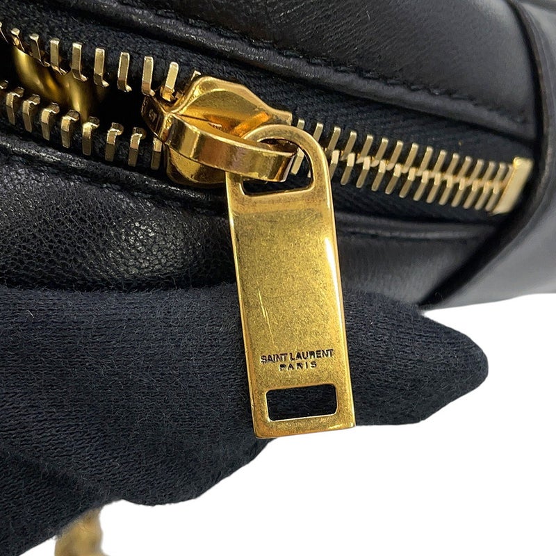 サンローランパリ チェーンショルダーバッグ ル・マイヨン レザー 669308 SAINT LAURENT PARIS 2way 黒