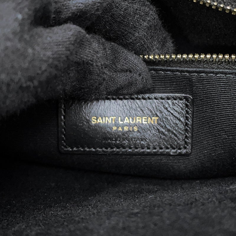 サンローランパリ チェーンショルダーバッグ ル・マイヨン レザー 669308 SAINT LAURENT PARIS 2way 黒