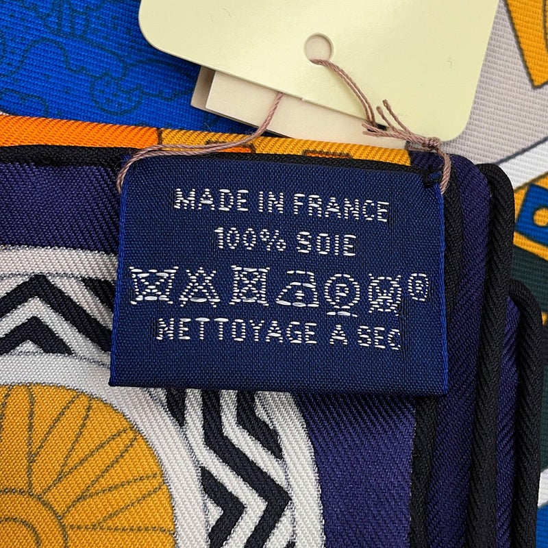 エルメス スカーフ カレ90 63マスの世界旅行 Le Tour Du Monde En 63 Cases HERMES シルク 2018年秋冬