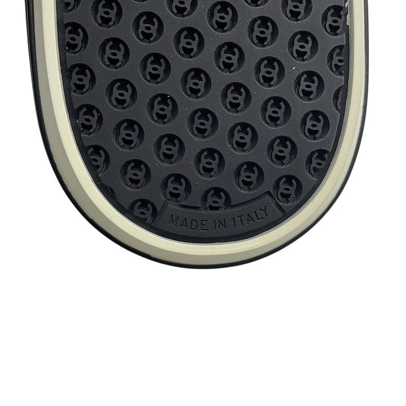 シャネル スニーカー ココマーク スエード レディースサイズ37 G45208 CHANEL 黒 白