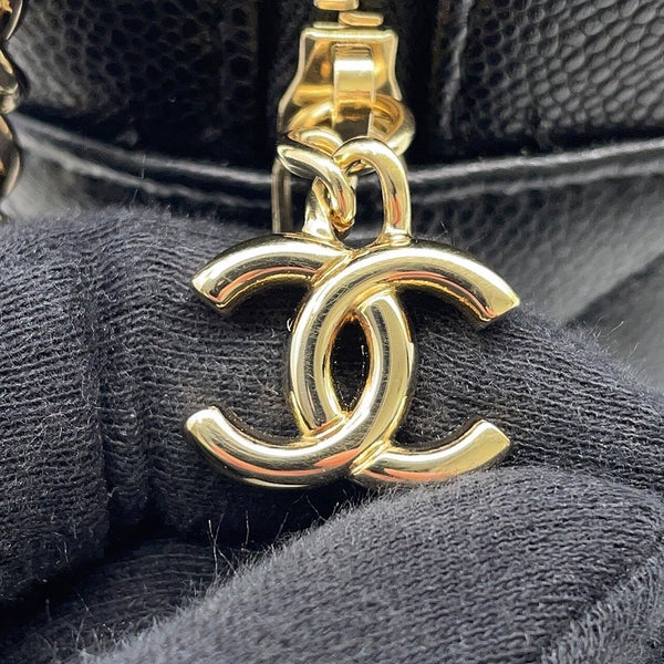 シャネル リュック マトラッセ ココマーク バックパック ミニ キャビアスキン AP3753 CHANEL 2wayショルダーバッグ 黒
