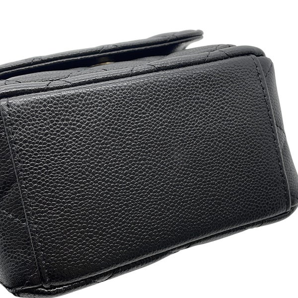 シャネル リュック マトラッセ ココマーク バックパック ミニ キャビアスキン AP3753 CHANEL 2wayショルダーバッグ 黒
