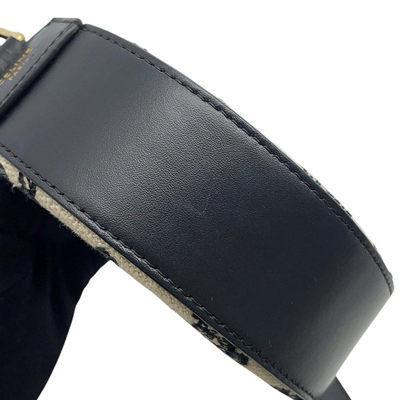 セリーヌ ショルダーバッグ トリオンフ ラウンド キャンバス/レザー 10G812 CELINE バッグ 黒