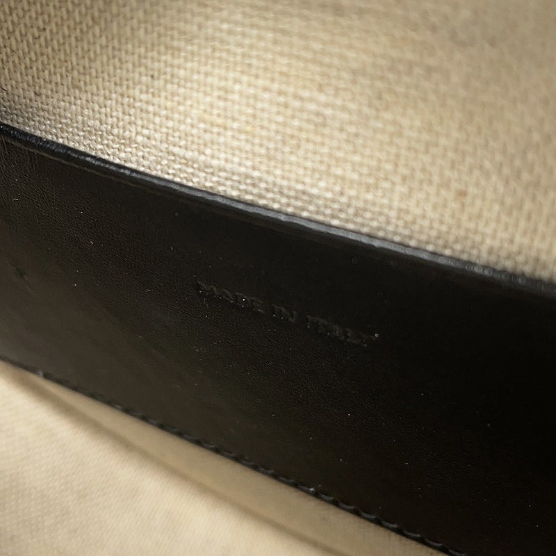 セリーヌ ショルダーバッグ トリオンフ ラウンド キャンバス/レザー 10G812 CELINE バッグ 黒