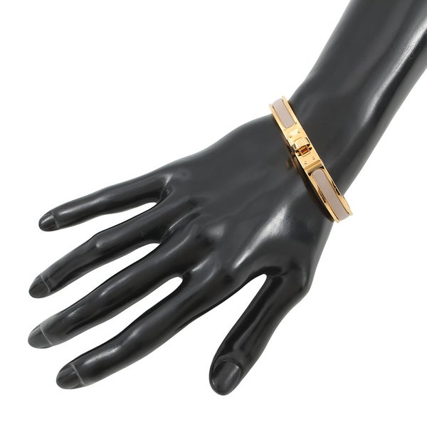 エルメス ブレスレット ミニクリック ケリー GM エナメル マロン・グラッセ/ゴールド金具 HERMES