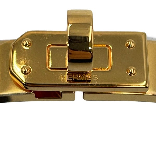 エルメス ブレスレット ミニクリック ケリー GM エナメル マロン・グラッセ/ゴールド金具 HERMES