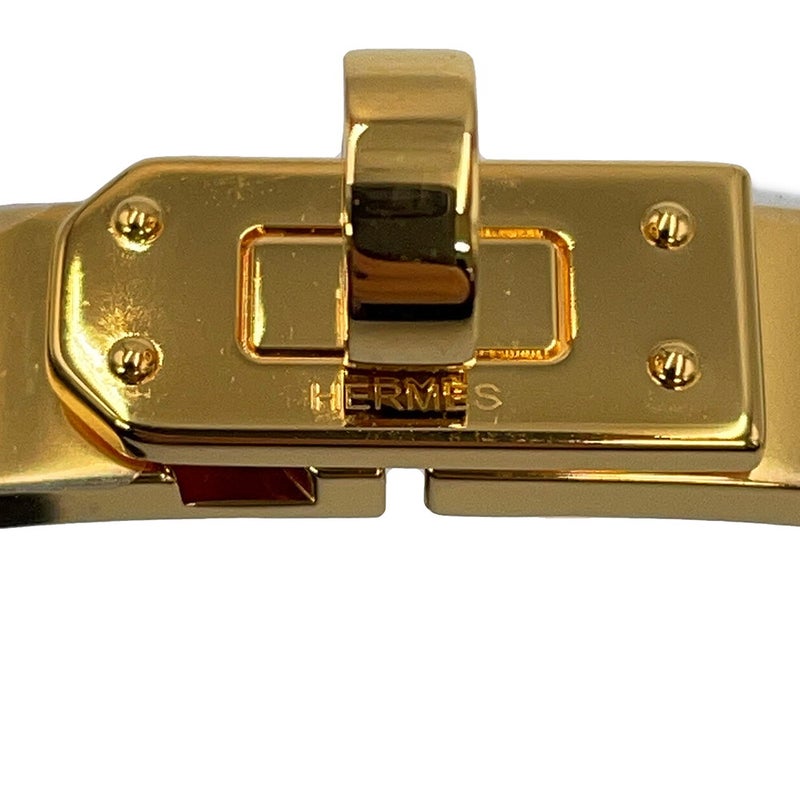 エルメス ブレスレット ミニクリック ケリー GM エナメル マロン・グラッセ/ゴールド金具 HERMES