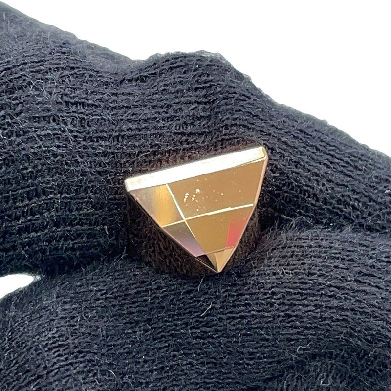 エルメス ピアス ディスコ・フォーブル ボルドー/ピンクゴールド金具 スイフト/メタル HERMES アクセサリー