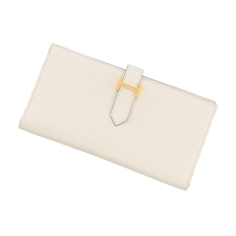 エルメス 長財布 ベアンスフレ ナタ/ゴールド金具 シェブルミゾル Z刻印 HERMES