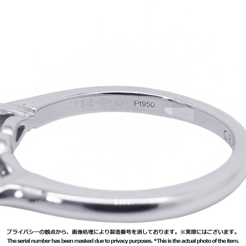 グラフ リング プロミス ラウンド ダイヤモンド エンゲージメント ダイヤ 中石1.03ct Pt950プラチナ サイズ約9号 GRAFF 指輪