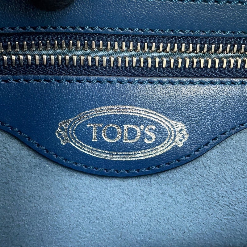 トッズ ハンドバッグ ミンクファー レザー TOD'S 2way