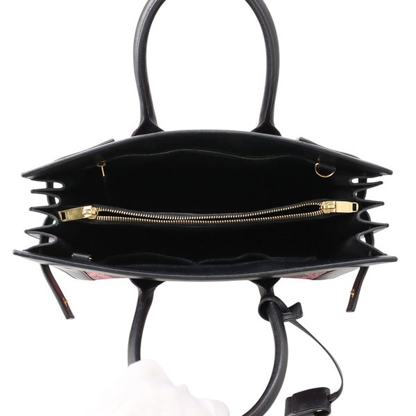 サンローランパリ ハンドバッグ サックドジュール パイソン 355153 SAINT LAURENT PARIS 黒