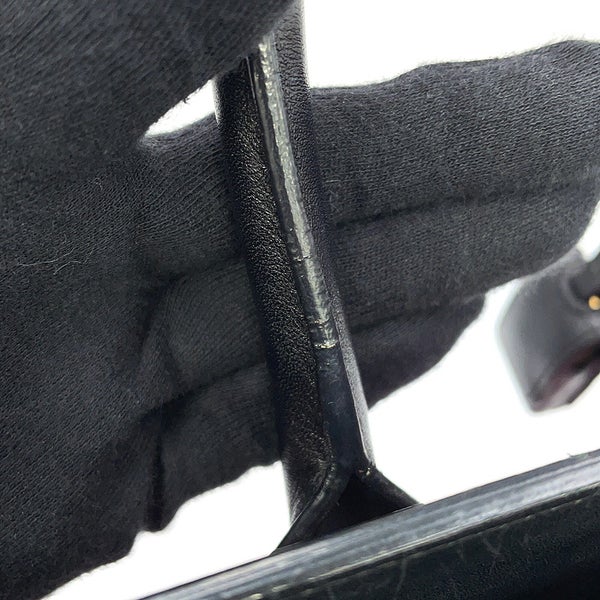 サンローランパリ ハンドバッグ サックドジュール パイソン 355153 SAINT LAURENT PARIS 黒