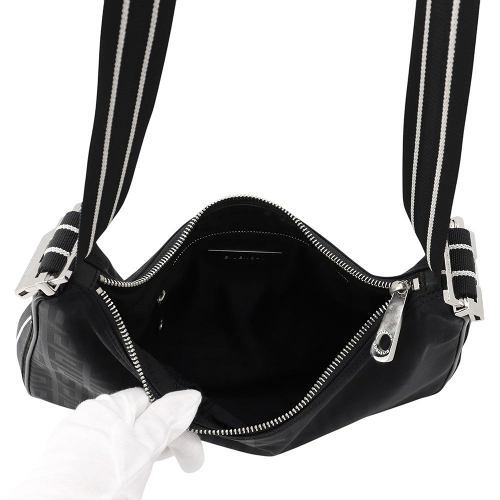 ジバンシー ショルダーバッグ 4Gロゴ ナイロン GIVENCHY 黒 | 中古