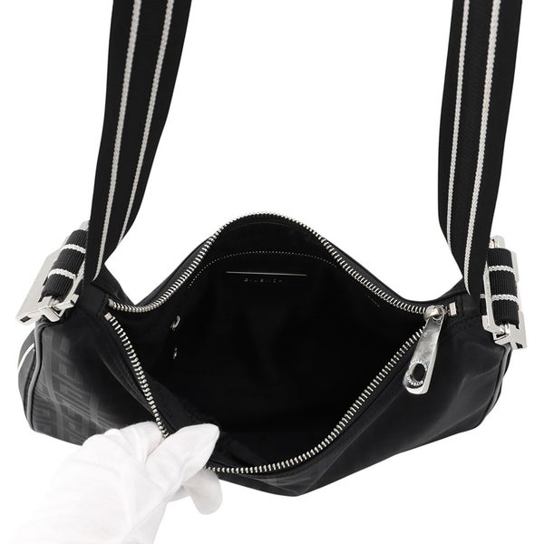ジバンシー ショルダーバッグ 4Gロゴ ナイロン GIVENCHY 黒