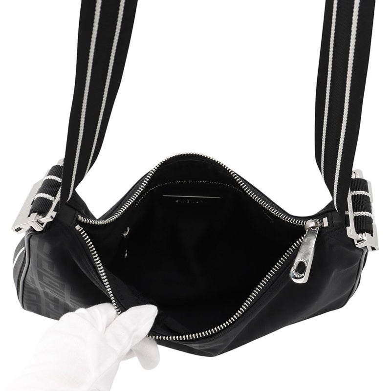 ジバンシー ショルダーバッグ 4Gロゴ ナイロン GIVENCHY 黒