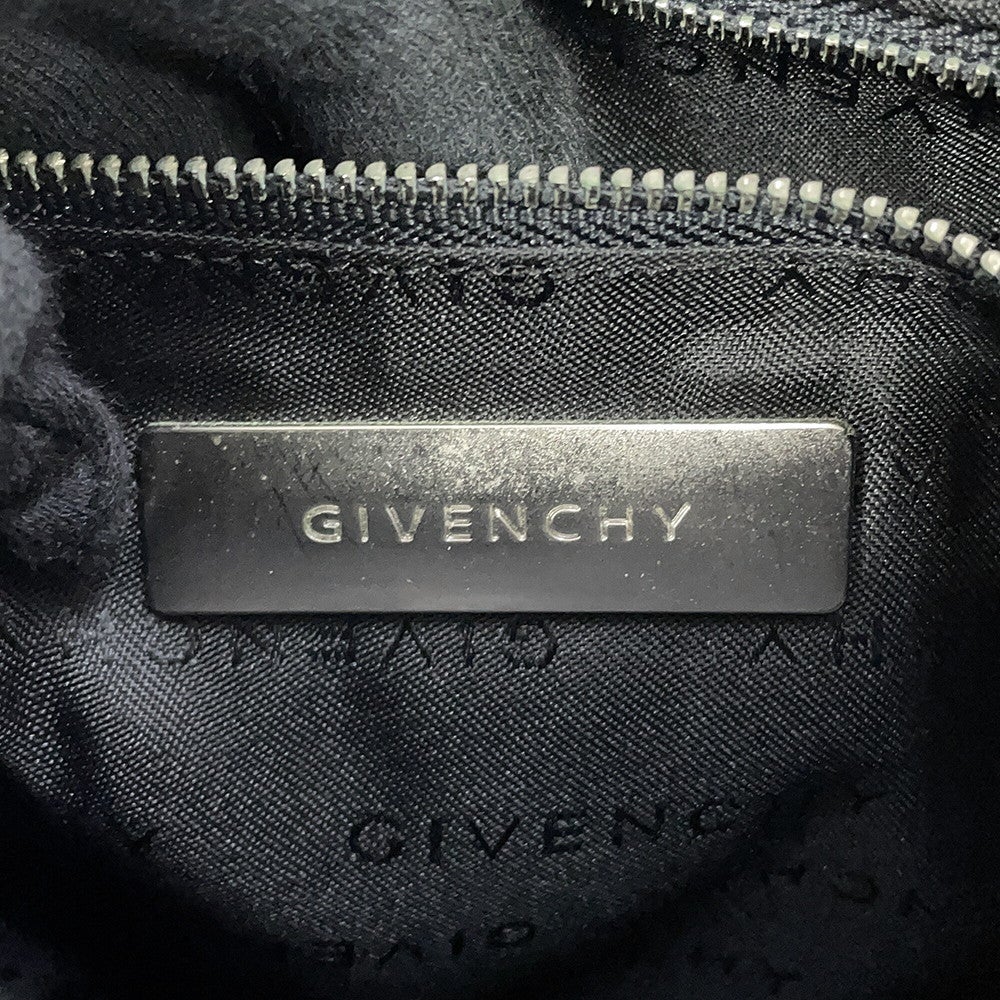 ジバンシー ショルダーバッグ 4Gロゴ ナイロン GIVENCHY 黒 | 中古