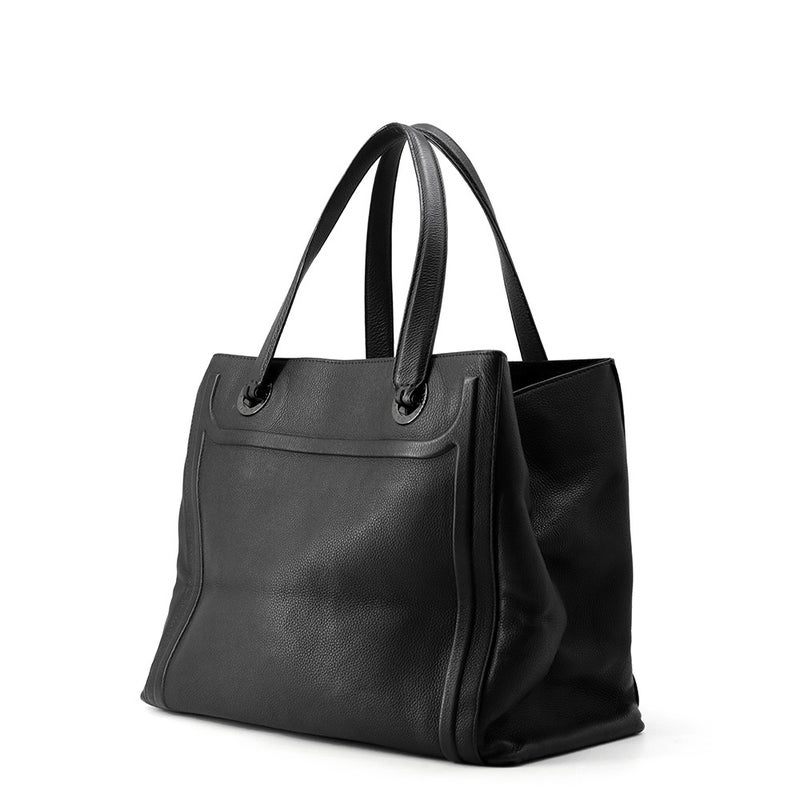 ブルガリ トートバッグ レザー BVLGARI 黒