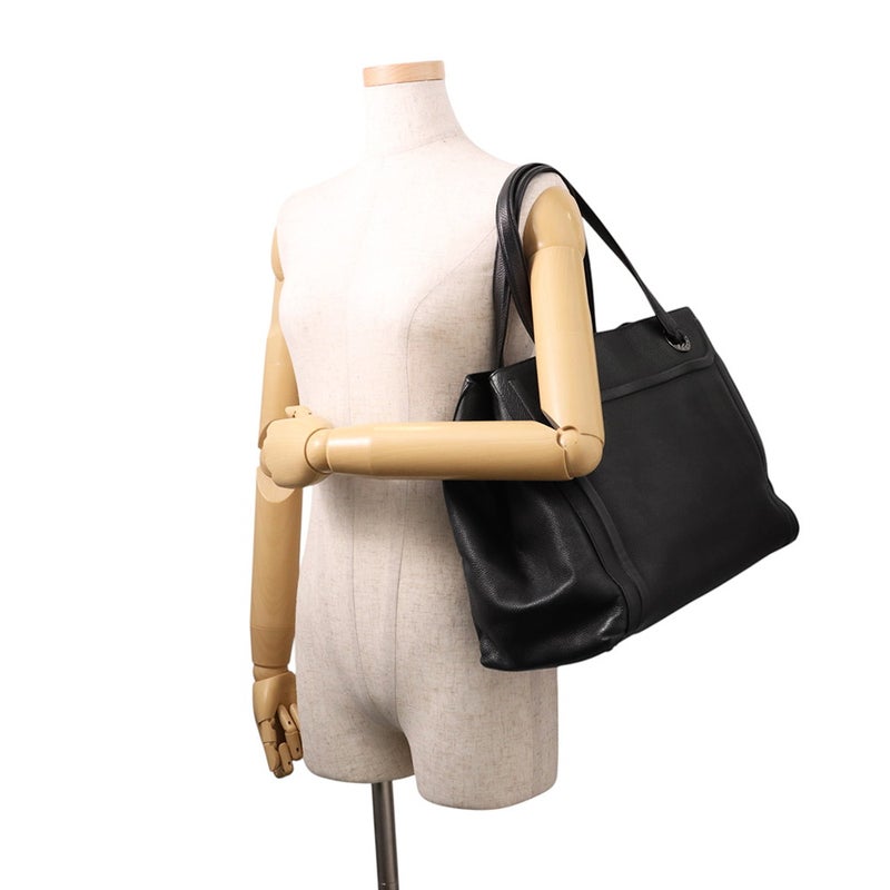 ブルガリ トートバッグ レザー BVLGARI 黒