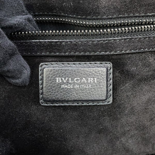 ブルガリ トートバッグ レザー BVLGARI 黒