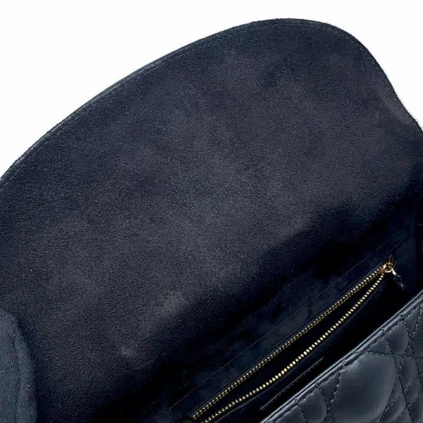 ディオール ハンドバッグ レディディオール カナージュ ミディアム ラムスキン M0565ONGE 2wayショルダー 黒