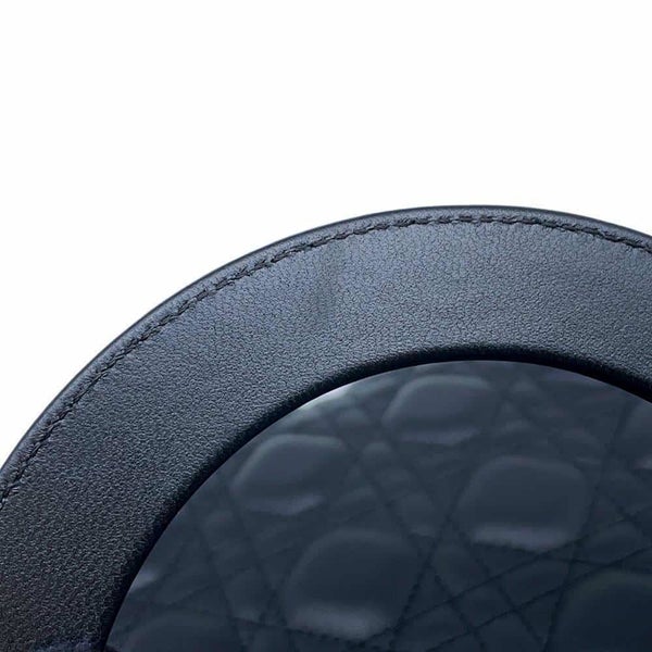 ディオール ハンドバッグ レディディオール カナージュ ミディアム ラムスキン M0565ONGE 2wayショルダー 黒