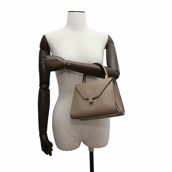 ヴァレクストラ ハンドバッグ イジィデ ミニ ソフトカーフレザー V5E36-28-TO-OC Valextra 2way ベージュ
