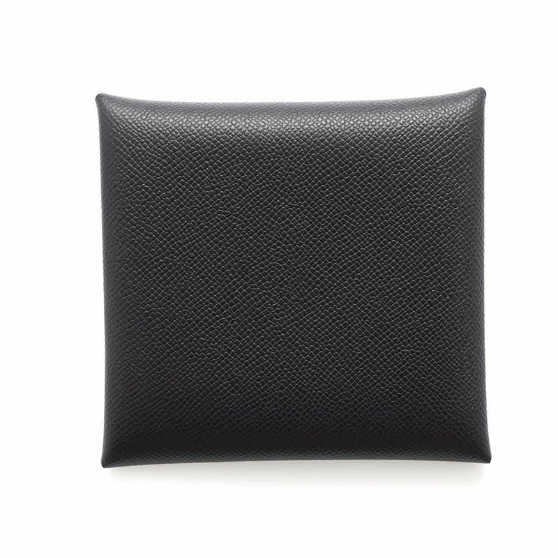 エルメス コインケース バスティア ブラック ヴォーマダム B刻印 HERMES 財布 黒