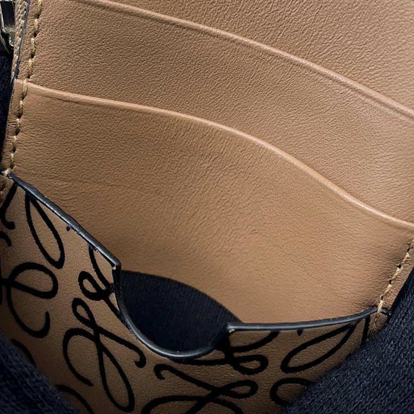 ロエベ カードケース アナグラム レザー 107.55GK07 LOEWE コインケース フラグメントケース