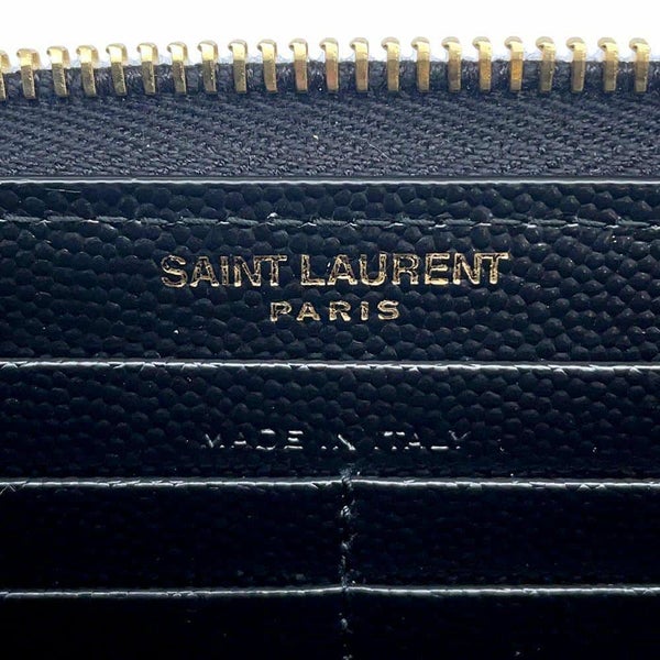 サンローランパリ 長財布 モノグラム マテラッセ 358094 SAINT LAURENT PARIS 財布 黒