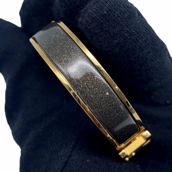 エルメス ブレスレット クリックH クリッククラックPM グリッター ノワール・ドレ/ゴールド金具 HERMES アクセサリー