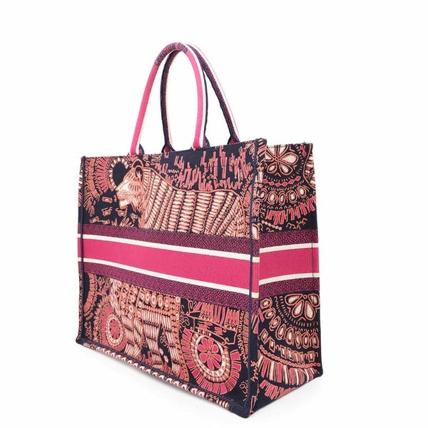 クリスチャン・ディオール トートバッグ ブックトート アニマル ラージ M1286ZWAO Christian Dior