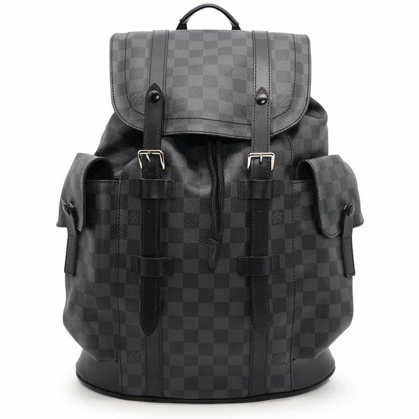 ルイヴィトン リュック ダミエ・グラフィット クリストファーMM N41379 LOUIS VUITTON ブラック 黒 バックパック