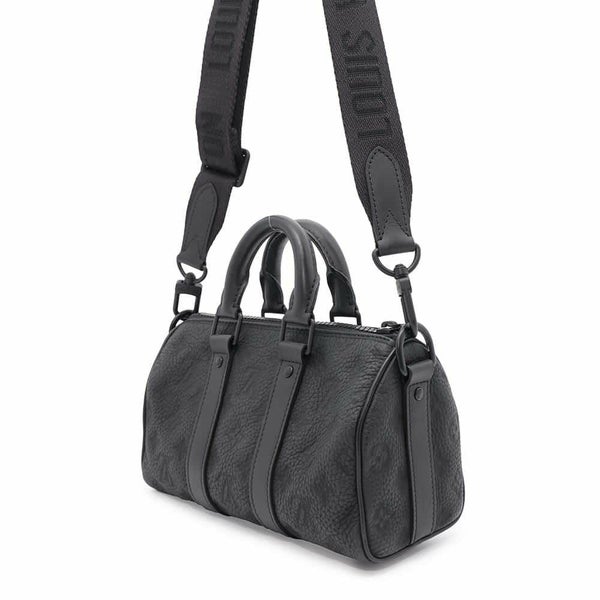 ルイヴィトン ハンドバッグ モノグラム・トリヨン キーポル・バンドリエール25 M20900 2wayバッグ ブラック 黒