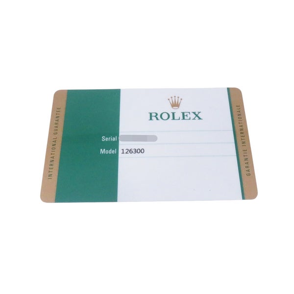 ロレックス デイトジャスト41 ランダムシリアル ルーレット 126300 ROLEX 腕時計 アズーロブルー文字盤