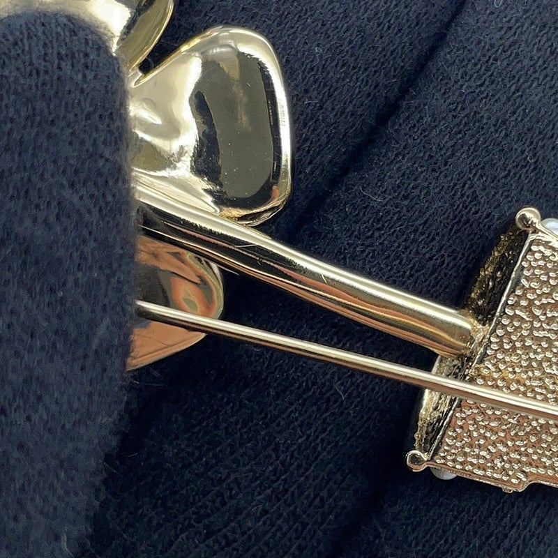 シャネル ブローチ フラワーモチーフ ココマーク フェイクパール ラインストーン B23S ABA573 CHANEL アクセサリー