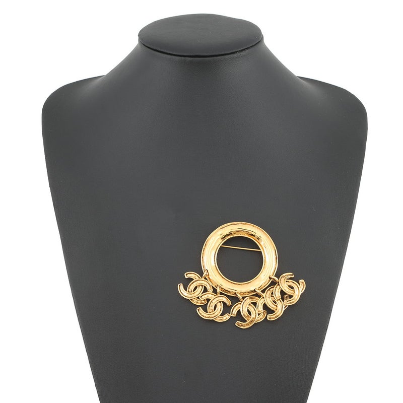 シャネル ブローチ 5連ココマーク メタル 94 P CHANEL アクセサリー