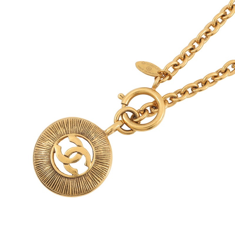シャネル ネックレス ココマーク メタル CHANEL アクセサリー ヴィンテージ