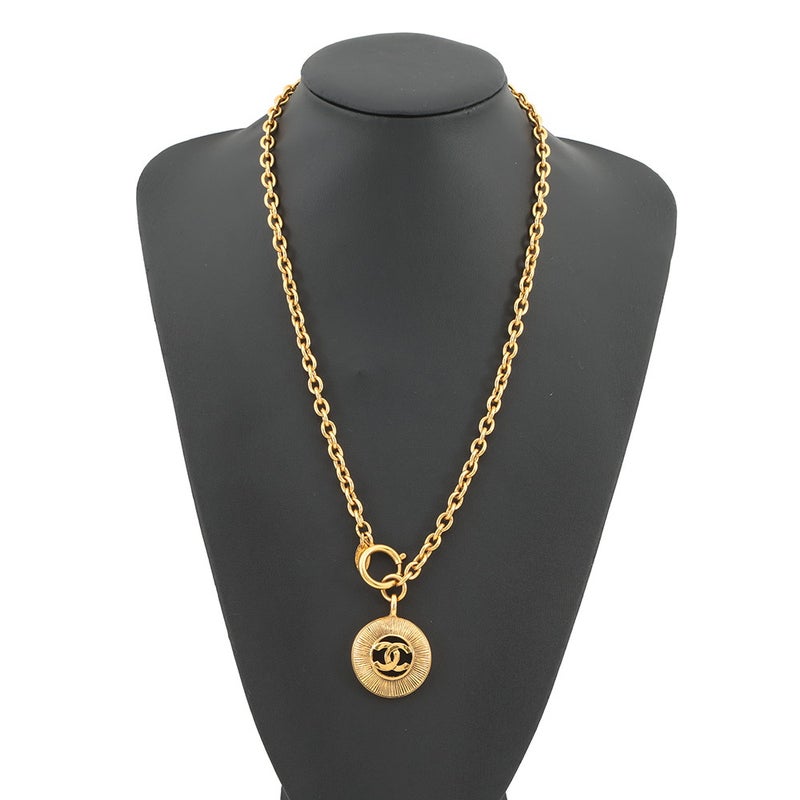 シャネル ネックレス ココマーク メタル CHANEL アクセサリー ヴィンテージ