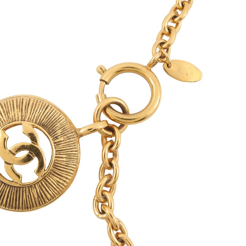 シャネル ネックレス ココマーク メタル CHANEL アクセサリー ヴィンテージ