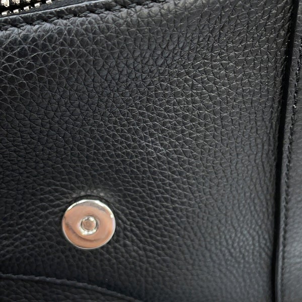 クリスチャン・ディオール ボディバッグ サドル レザー Christian Dior ウエストバッグ 黒