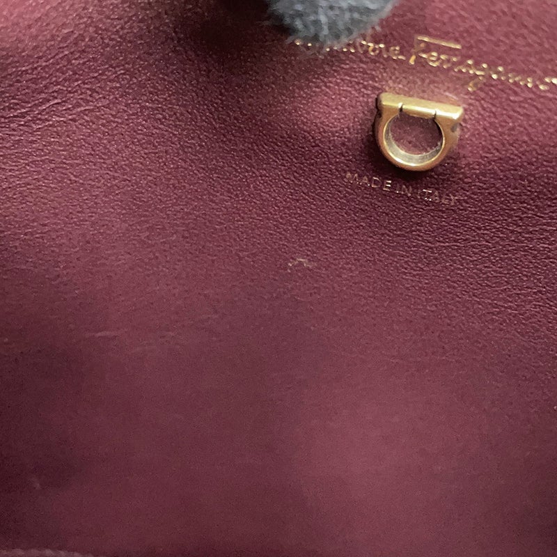 フェラガモ ショルダーバッグ ガンチーニ レザー 21I013 Ferragamo 2way