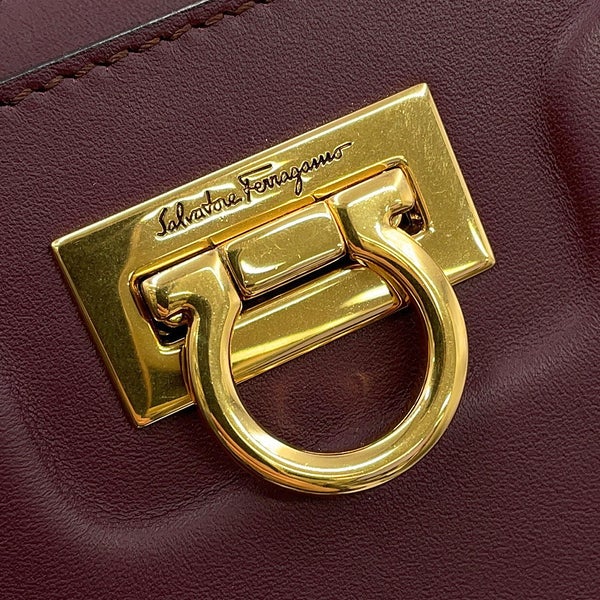 フェラガモ ショルダーバッグ ガンチーニ レザー 21I013 Ferragamo 2way