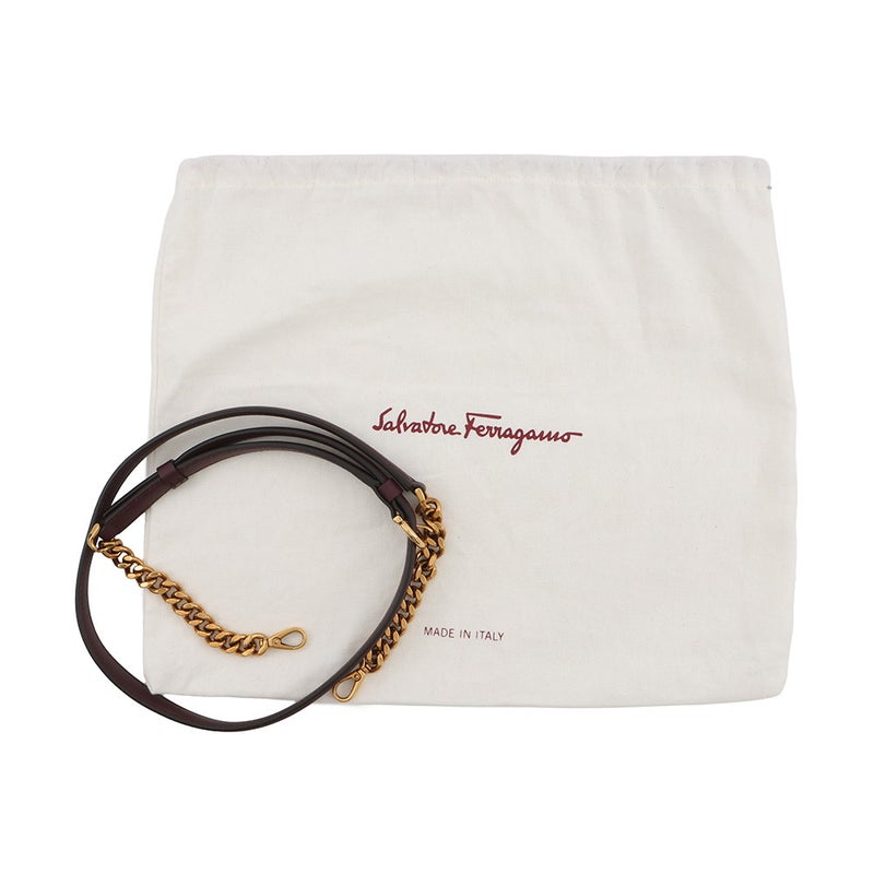 フェラガモ ショルダーバッグ ガンチーニ レザー 21I013 Ferragamo 2way