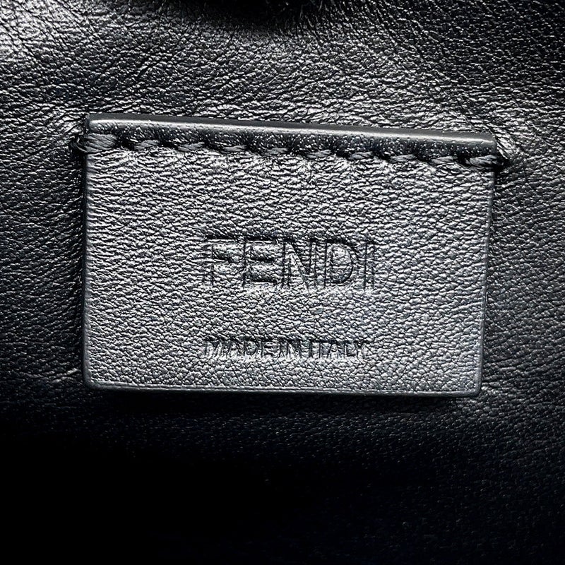 フェンディ ハンドバッグ ズッカ柄 バゲット ミニ ムートン/レザー 8BS017 FENDI 2wayショルダーバッグ