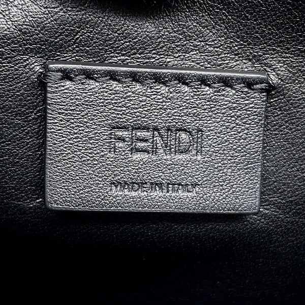 フェンディ ハンドバッグ ズッカ柄 バゲット ミニ ムートン/レザー 8BS017 FENDI 2wayショルダーバッグ