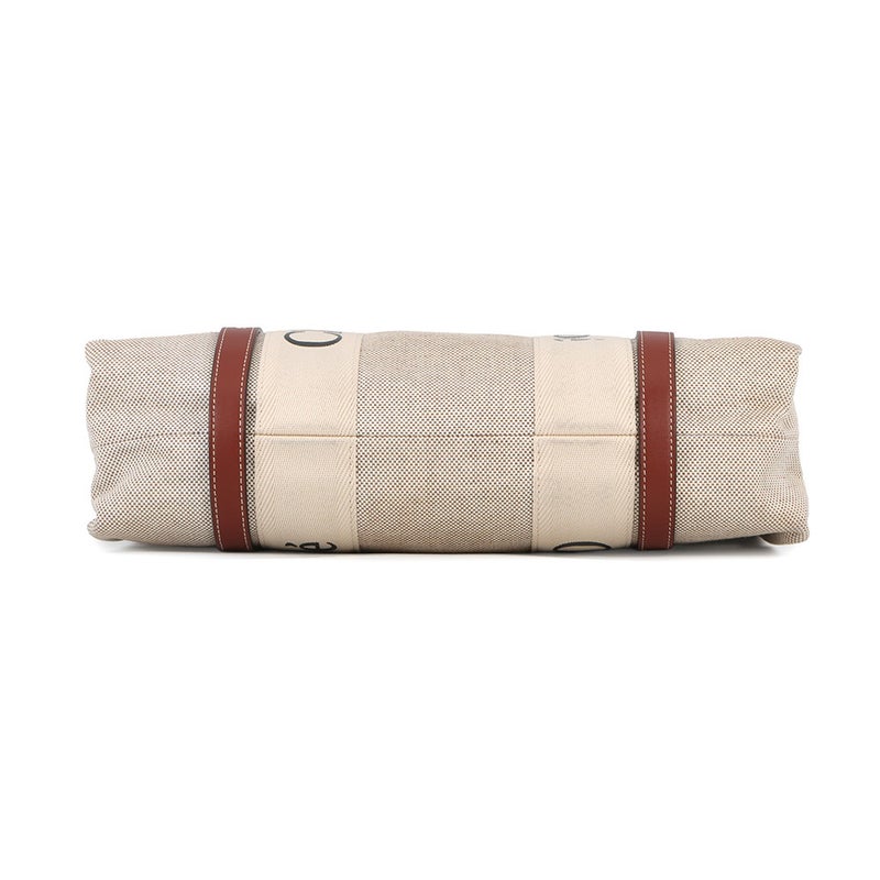 クロエ トートバッグ ウッディ WOODY キャンバス カーフレザー CHC22AS383I2690U Chloe