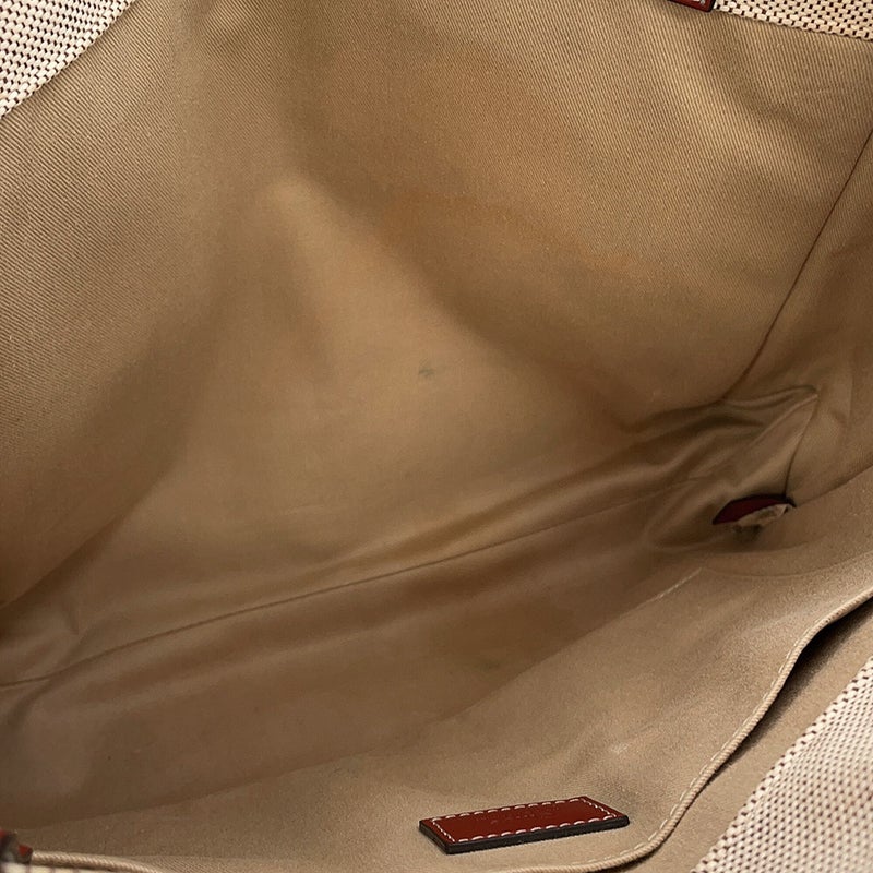 クロエ トートバッグ ウッディ WOODY キャンバス カーフレザー CHC22AS383I2690U Chloe
