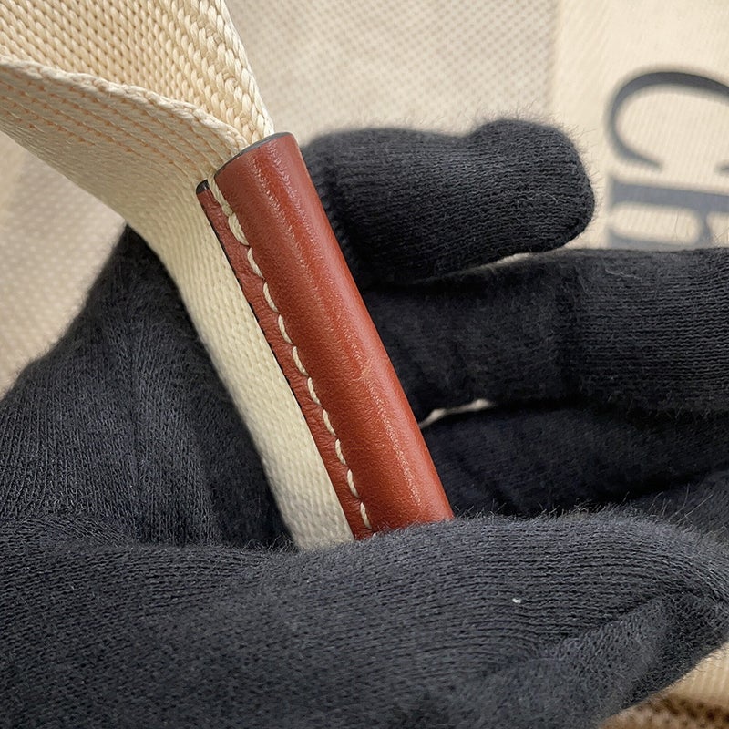 クロエ トートバッグ ウッディ WOODY キャンバス カーフレザー CHC22AS383I2690U Chloe